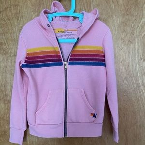Aviator Nation Kid’s 5 Stripe Hoodie size 6
